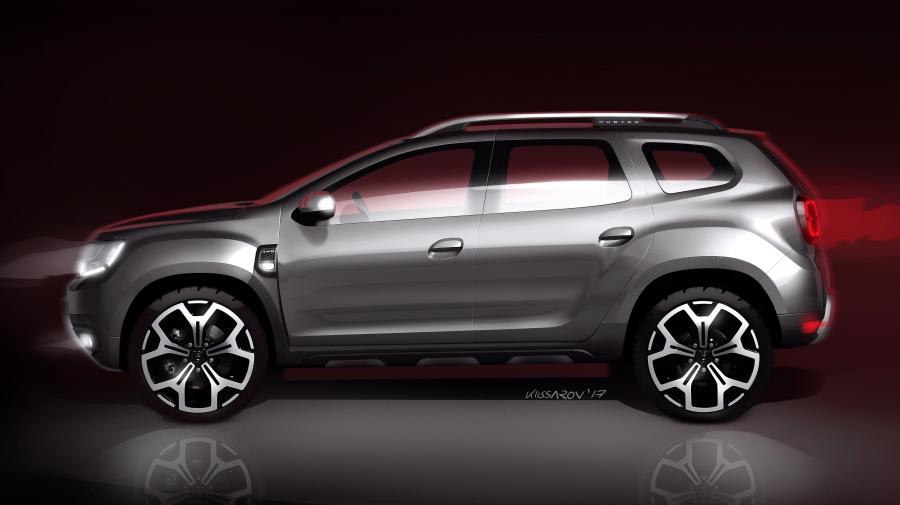 Эскиз Dacia Duster 2017 года  (WW) (фото 10 из 257)